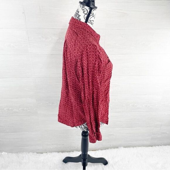 Anthropologie Holding Horses Sammie Printed Button Down Shirt - Picture 6 of 10